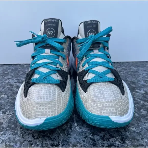 RARE Nike Kyrie Low 4 N7 ID Sneakers DN2064-991 Men display picture 2